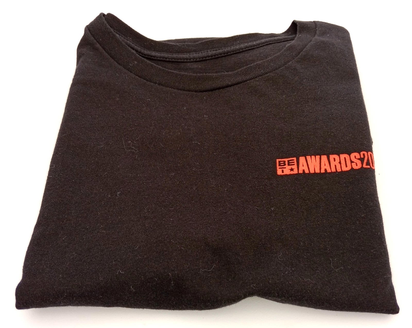 BET Awards Graphic Print T-Shirt Men's UK Size L Black Crew Neck 100% Cotton