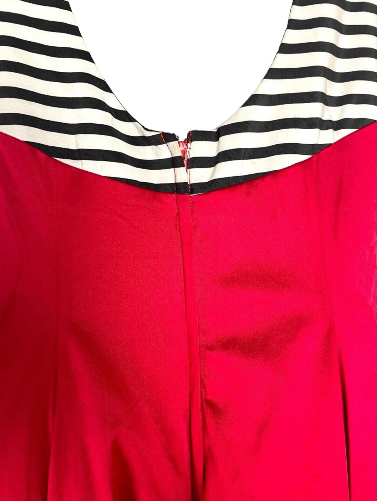 Forever Unique Dress Women’s UK Size 12 Red Layered Ruffle Summer Knee Length