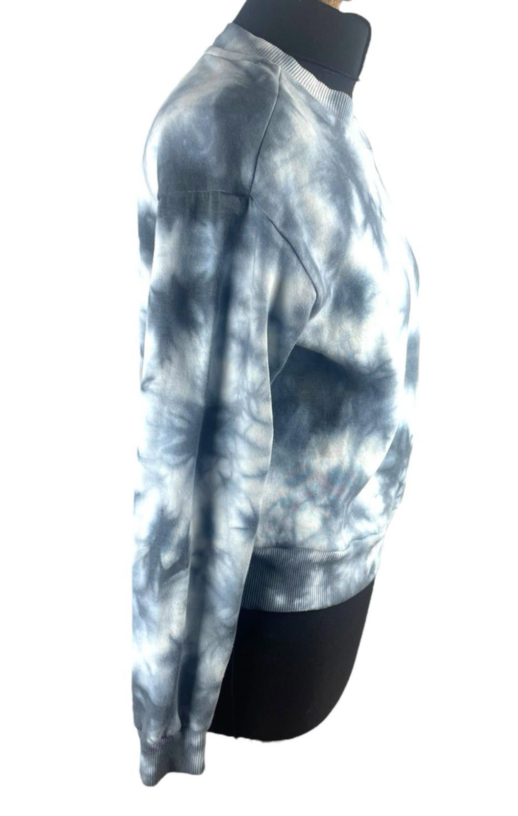 90 Degree Grey Sweater Jumper Tie Dye Effect Women’s UK Size S