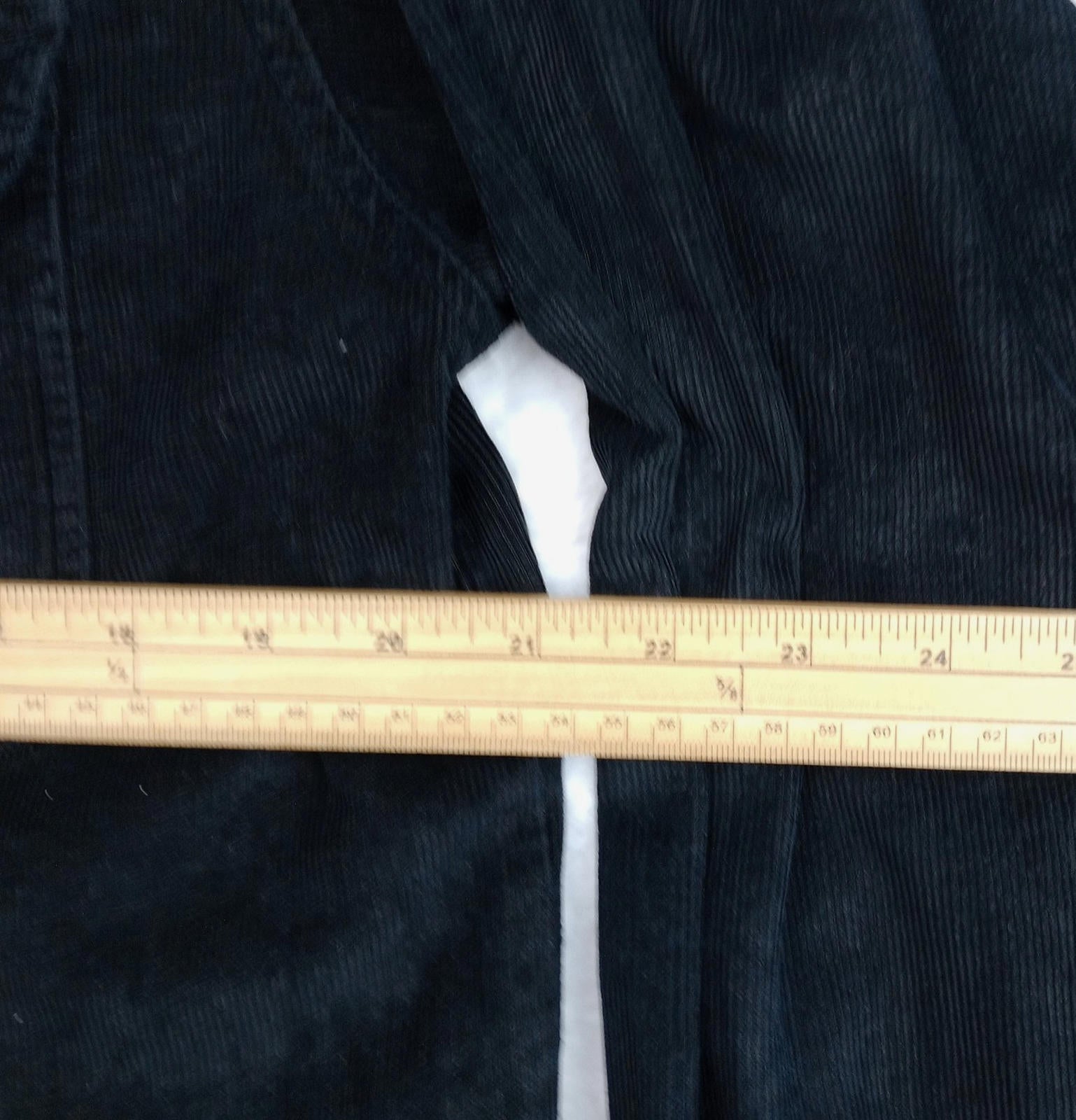 Manhatten Countrystore Corduroy Shirt Men's UK Size M Long Sleeve Black Pockets