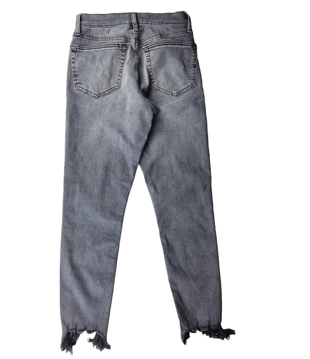 Topshop Jamie Jeans Women's UK Size W26 L28 Grey Denim Petite Ankle Grazer
