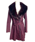 Atmosphere Fur Trim Coat Jacket Women's UK Size 10