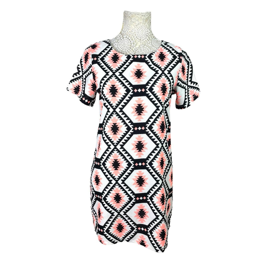 Cameo Rose Mini Dress Geometric Print Women’s UK Size 10