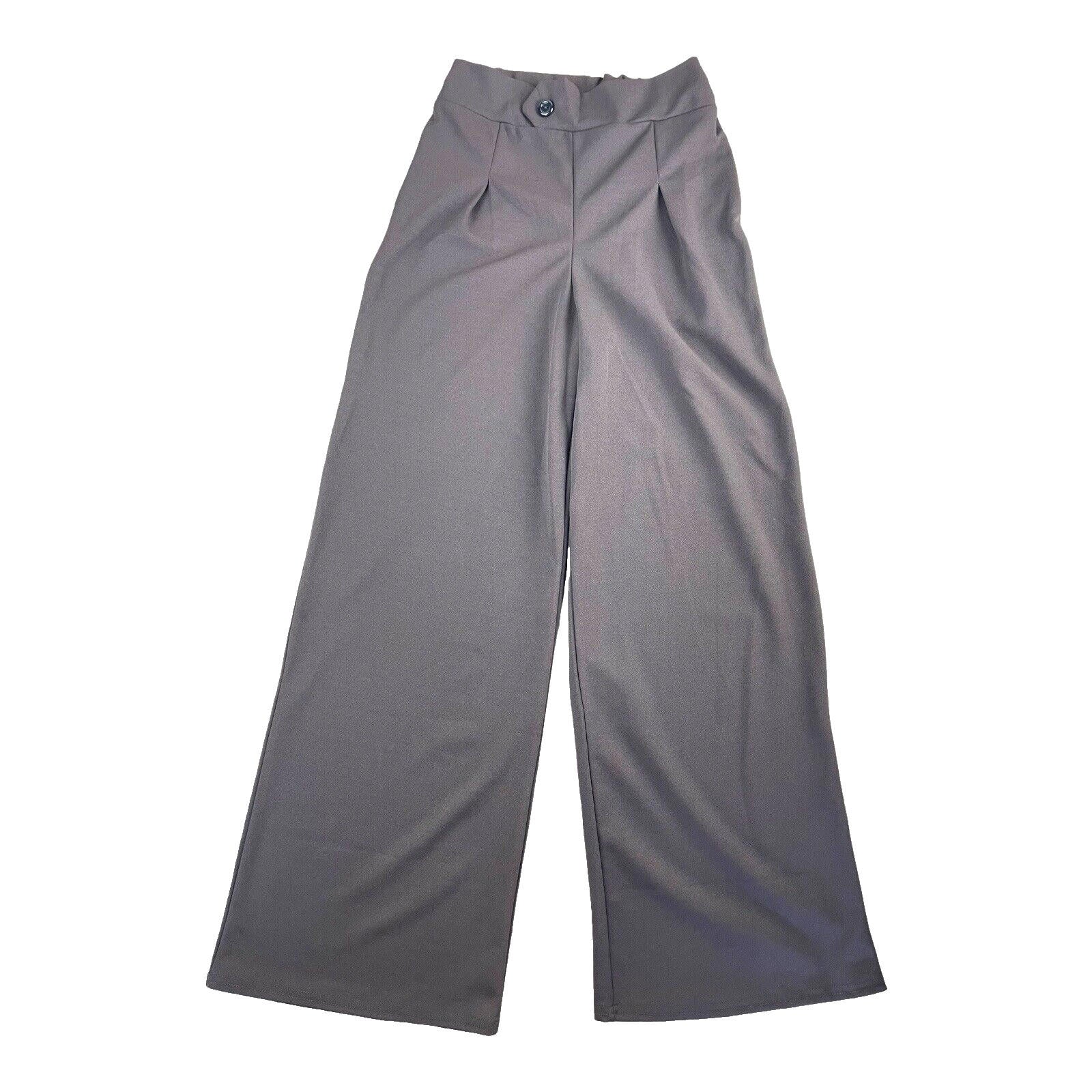 Pretty Little Thing Trousers Straight Leg High Waist Women’s UK Size 8