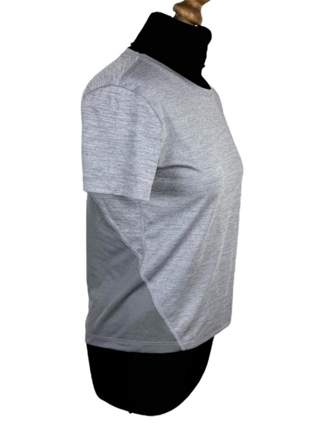 Nike Running Dri Fit Grey T-shirt Top Stretch Short Sleeve Women’s UK Size XS