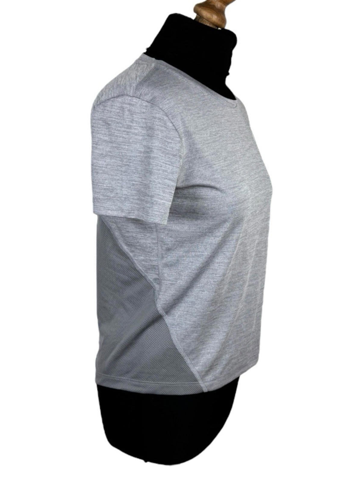 Nike Running Dri Fit Grey T-shirt Top Stretch Short Sleeve Women’s UK Size XS
