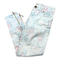 Parisian Collection Cropped Jeans Floral Print Stretch Women’s UK Size 8
