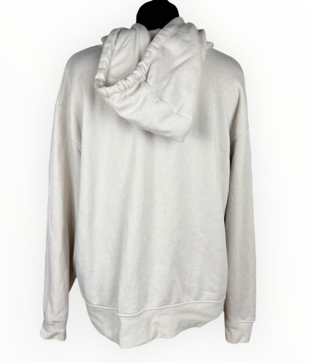 Primark Hoodie Women’s UK Size M Fleece Lined Long Sleeve Jersey Beige