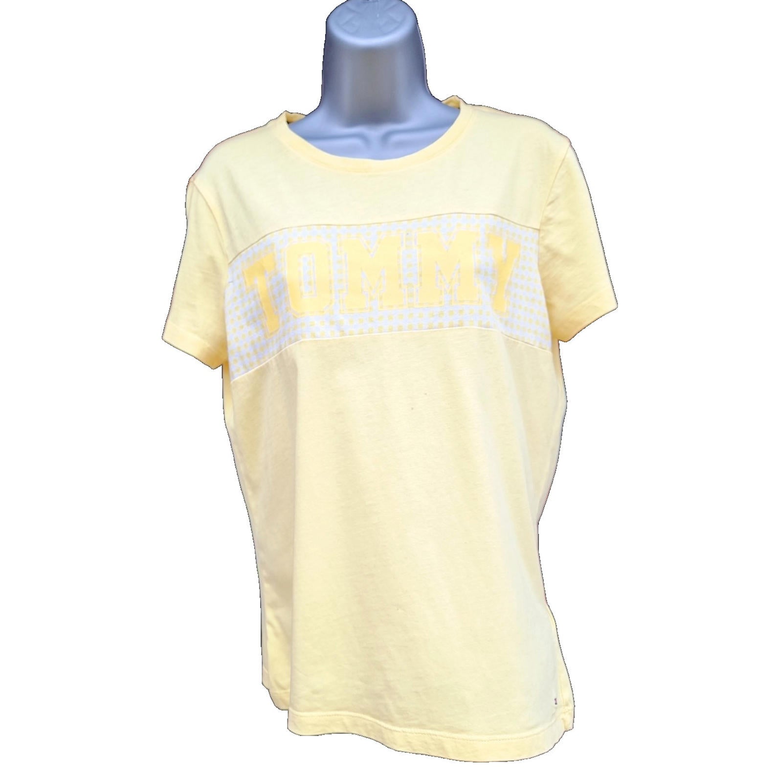 Tommy Hilfiger T-Shirt 100% Cotton Women's UK Size S Small