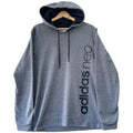 Adidas Neo Hoodie Men's UK Size XL Grey Graphic Print Light Casual Sports Jersey