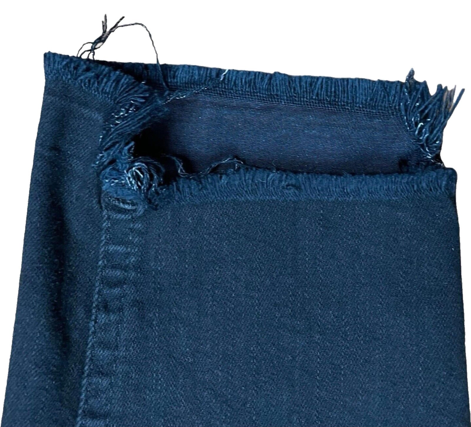Topshop Motto Jamie Black Jeans Skinny Freyed Hem Women’s UK Size 12