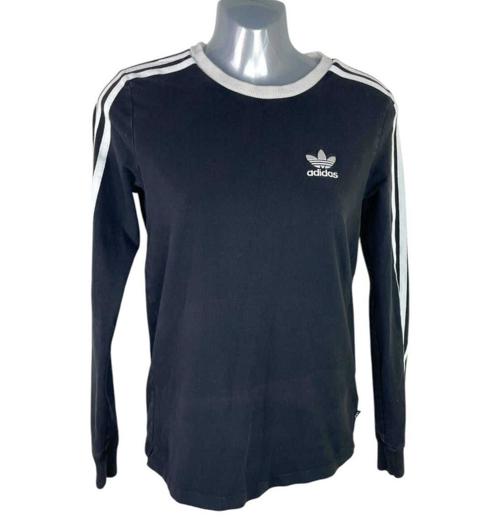 Adidas Black Long Sleeve T-shirt Top Women’s UK Size 6