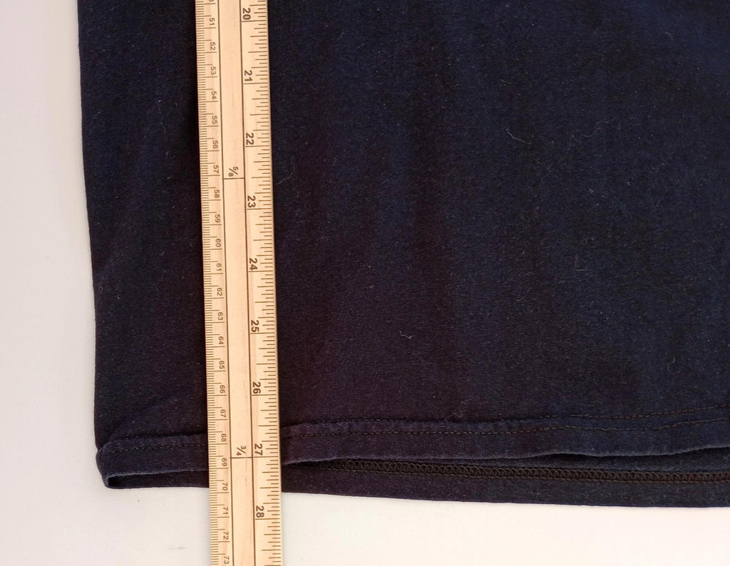 Graphic Print T-Shirt Men's UK Size M Black Crew Neck 100% Cotton Christmas