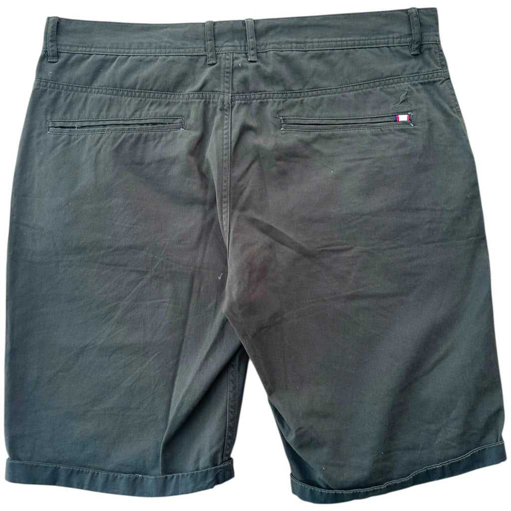 Kangol Shorts Men's UK Size XL Khaki Green Embroidered Button Up Heavy Duty