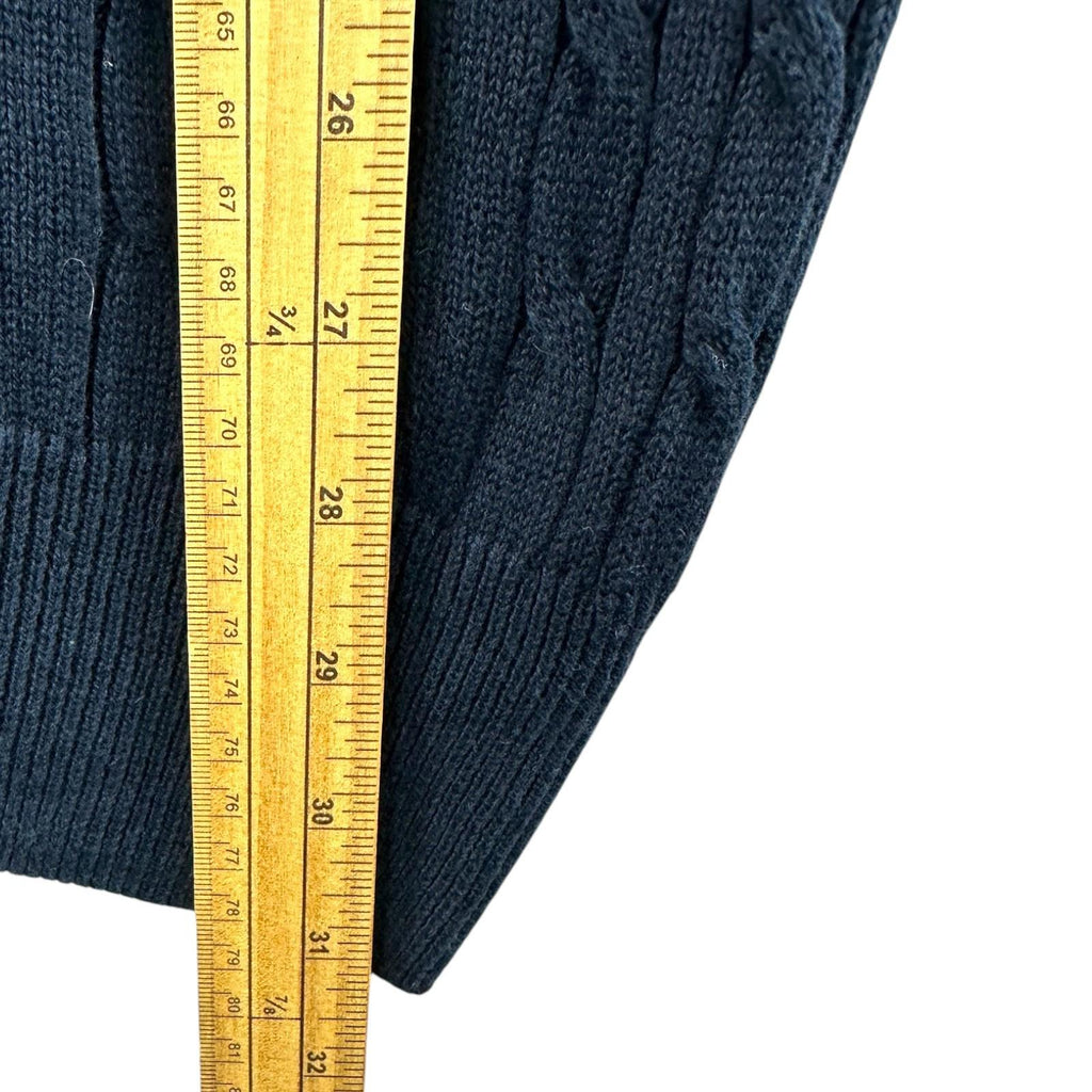 Nautica Knit Jumper Men's UK Size XL Blue 100% Cotton Long Sleeve Crew Neck