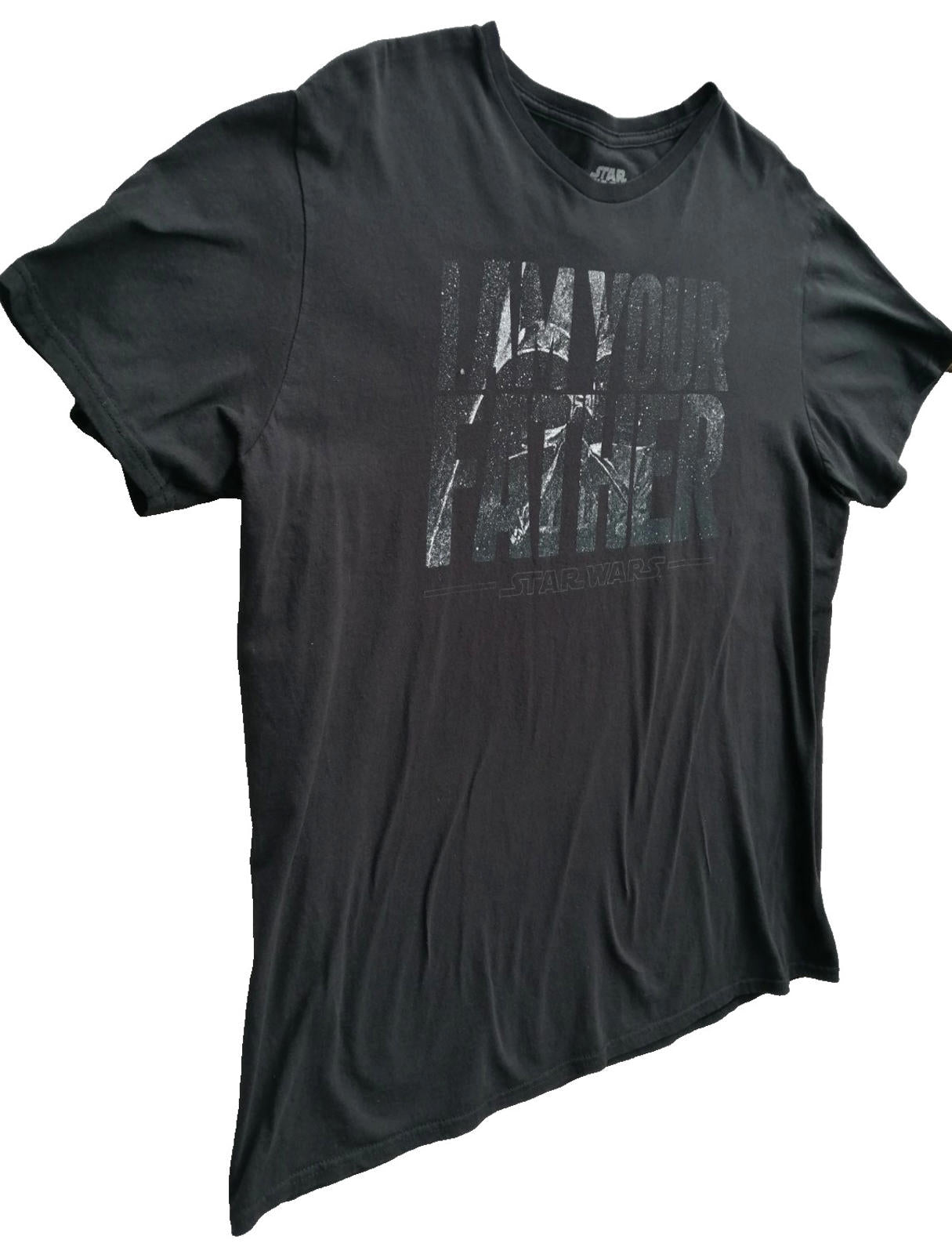 Star Wars I Am Your Father Graphic Print T-Shirt Men's Size XL Black Crew Neck