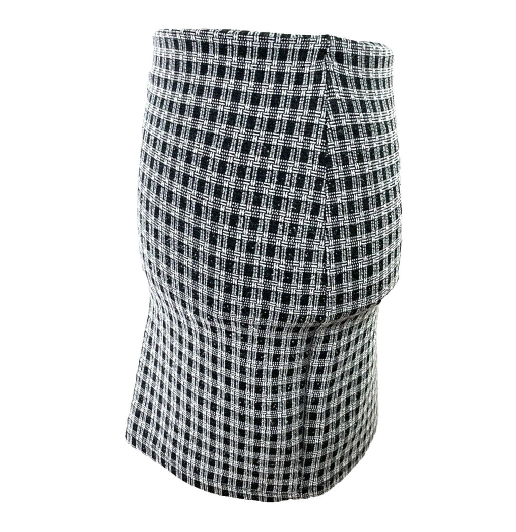 Zara Check Mini Skirt Elastic Waist Women’s UK Size S
