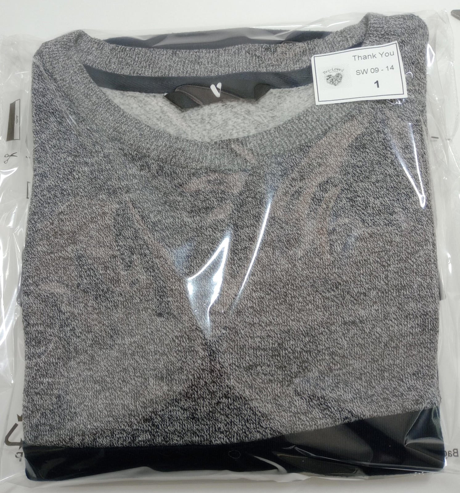 Very Jumper Men's UK Size XL Blue Grey Long Sleeve Crew Neck Easy Care Sweater