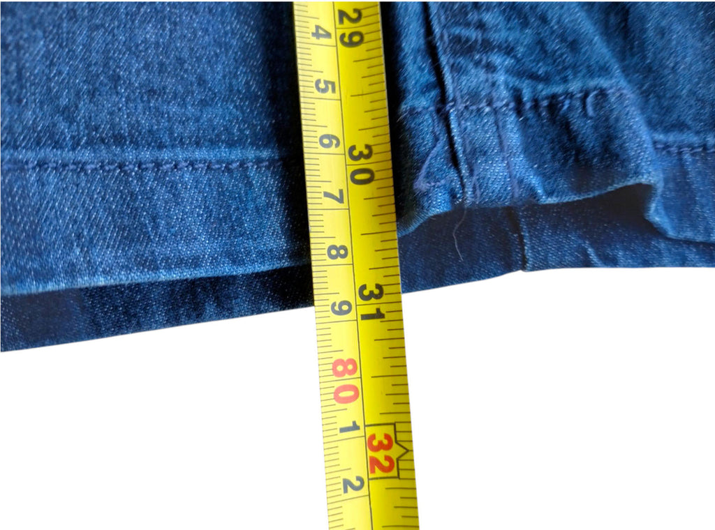 Blue Union Denim Jeans Navy Men's UK Size 46"W 31"L