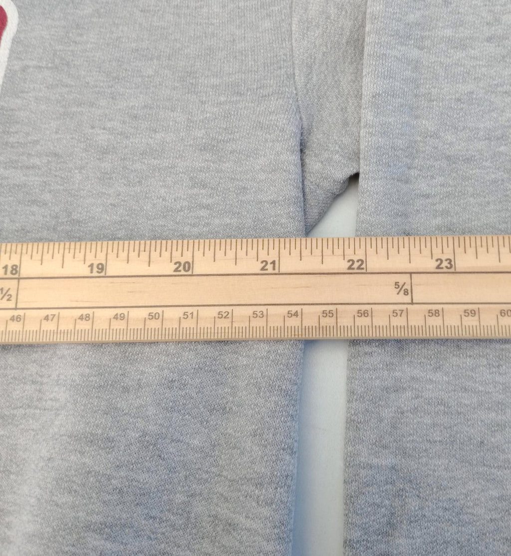 USA High School Baseball Hoodie Men's UK Size M Grey Jersey Hooded Pockets