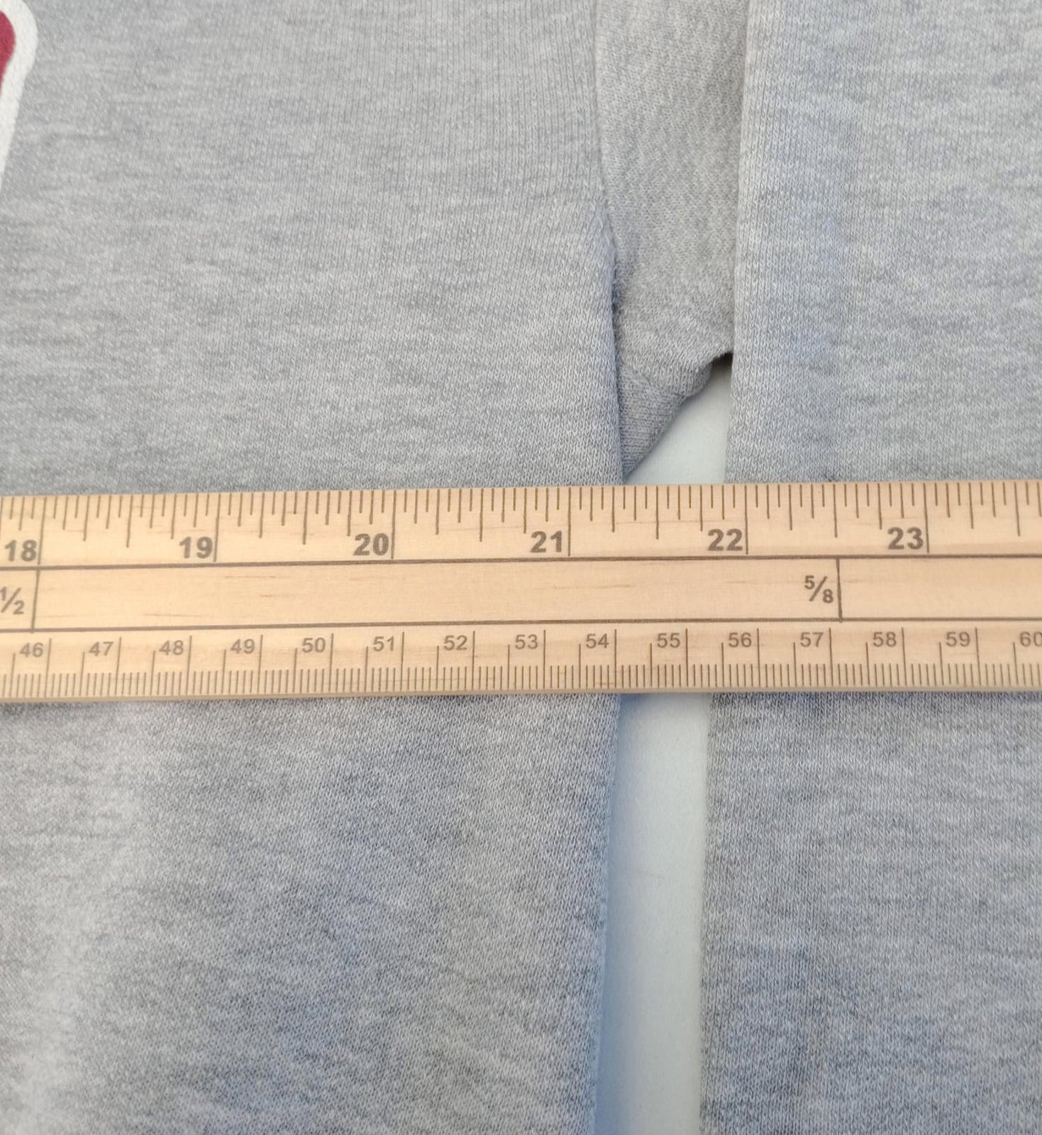 USA High School Baseball Hoodie Men's UK Size M Grey Jersey Hooded Pockets