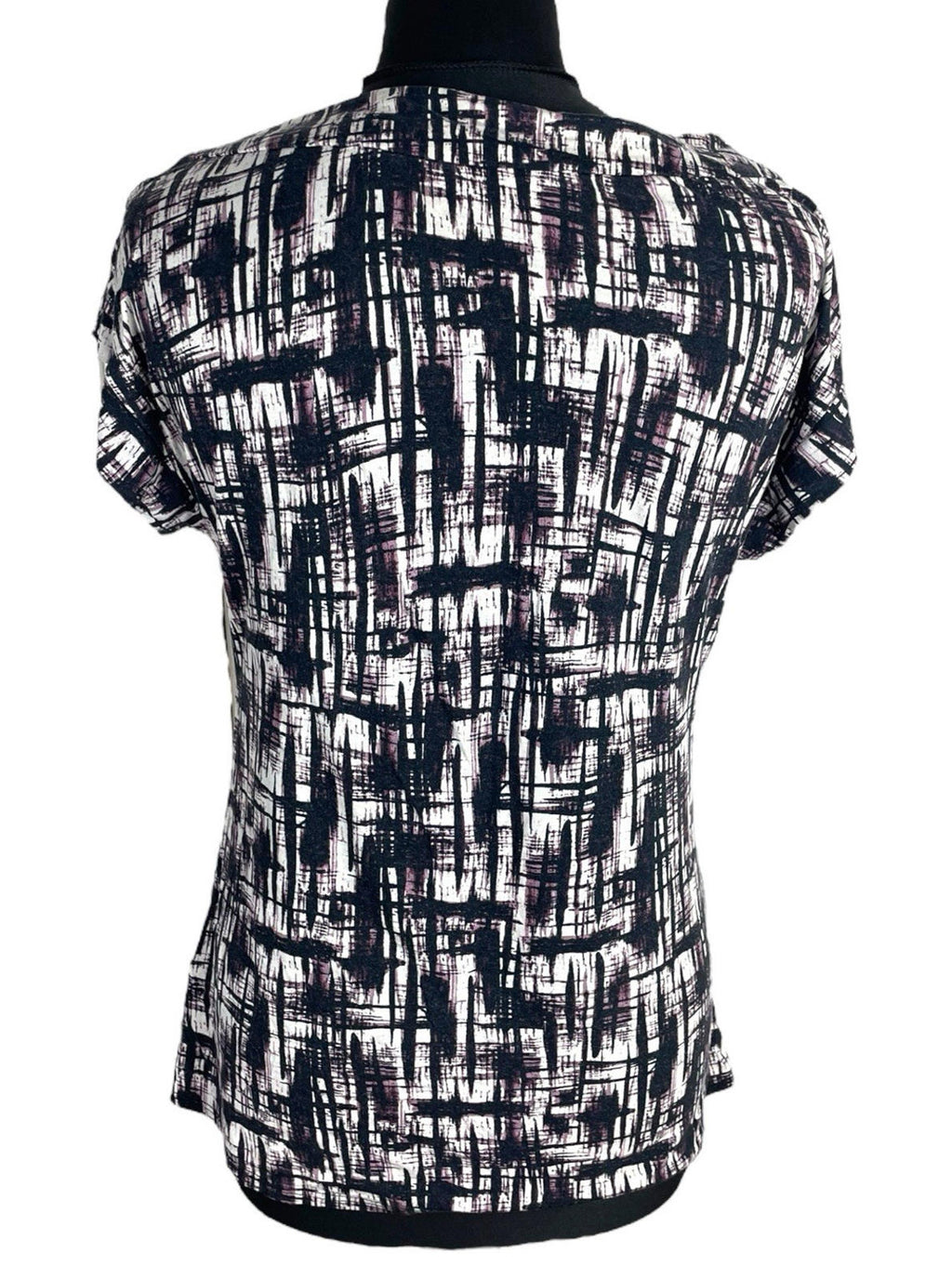 Next Black Purple T-shirt Top Flattering Women’s UK Size 10