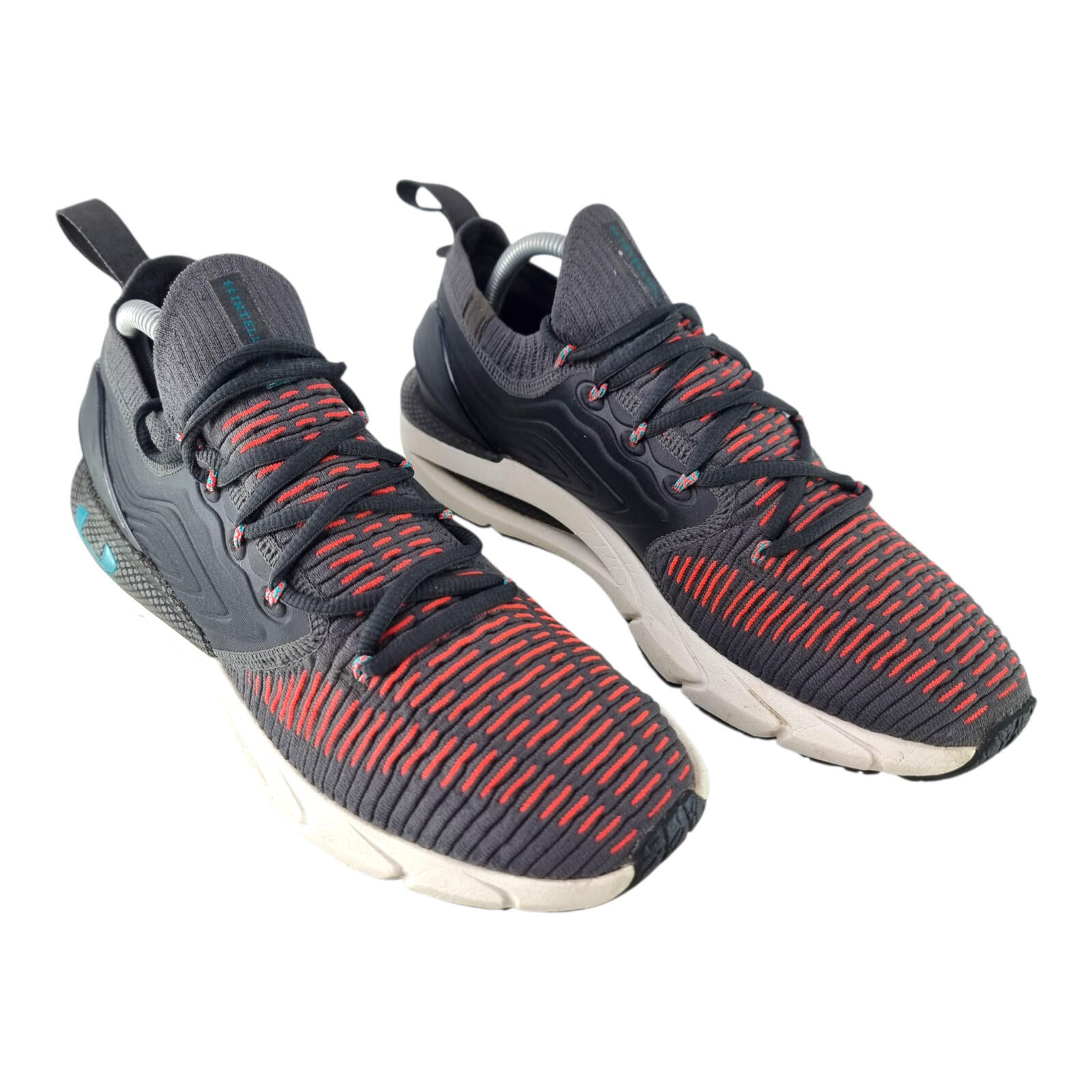 Under Armour HOVR Phantom 2 Trainers Men's UK Size 8 Grey Red INKNT Breathable
