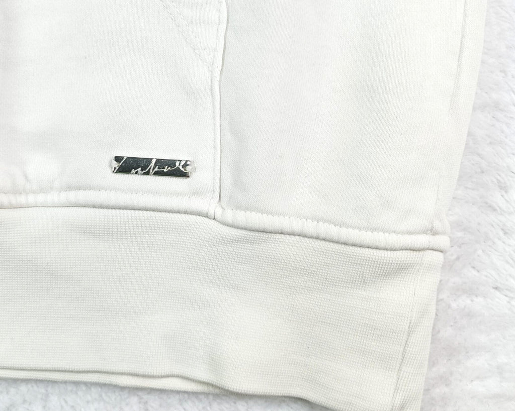 The Couture Club Hoodie Men's UK Size S White Jersey  Pockets Logo Embroidered