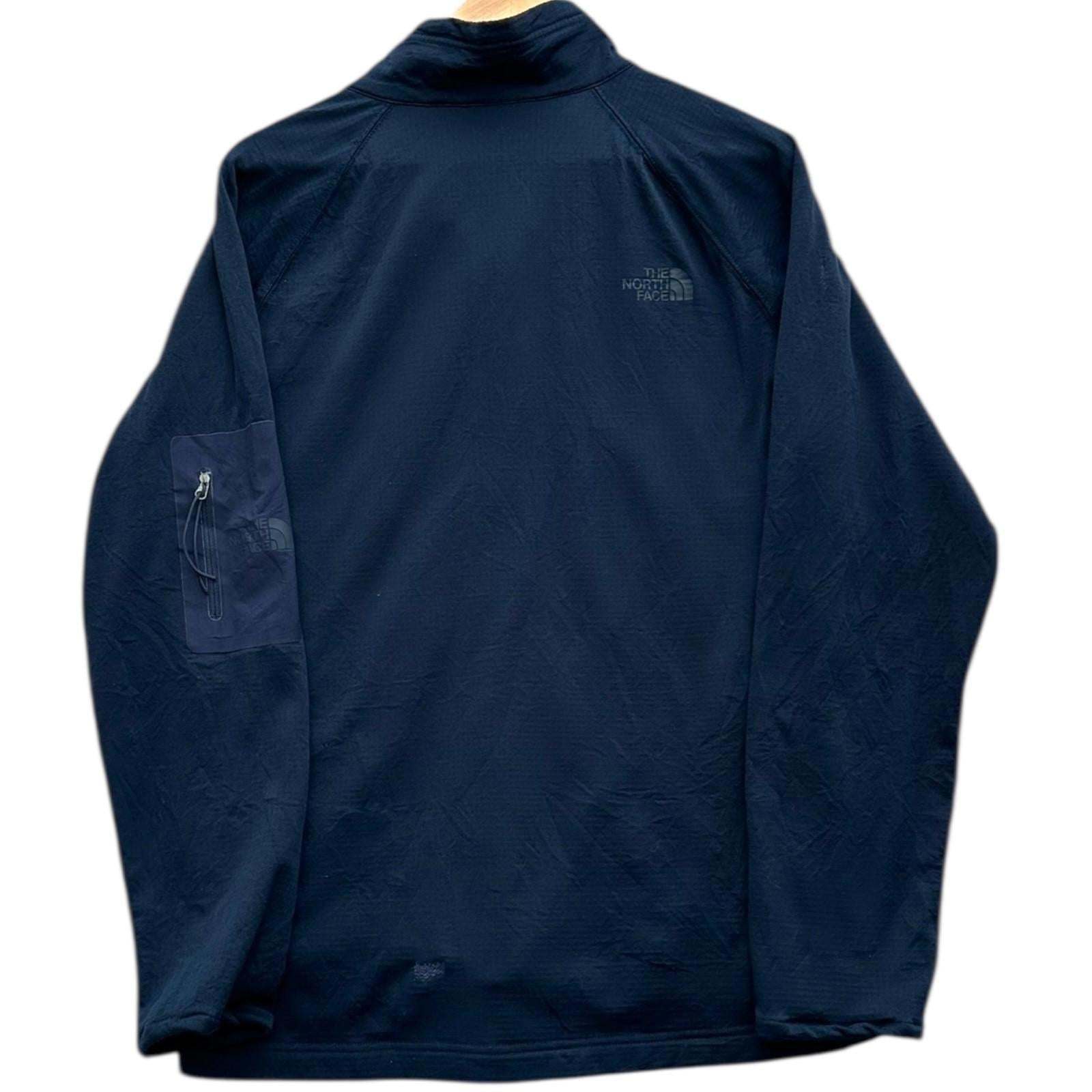 North Face Wind Breaker Men's Uk Size L Blue Magnolia Long Sleeve Coat Jacket