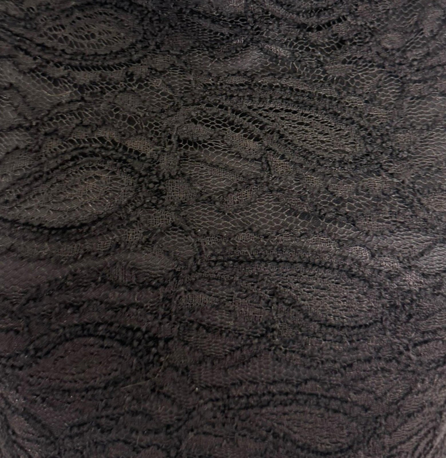AX Paris Black Lace Dress Knee Length Cut Out Waistband Women’s UK Size 8