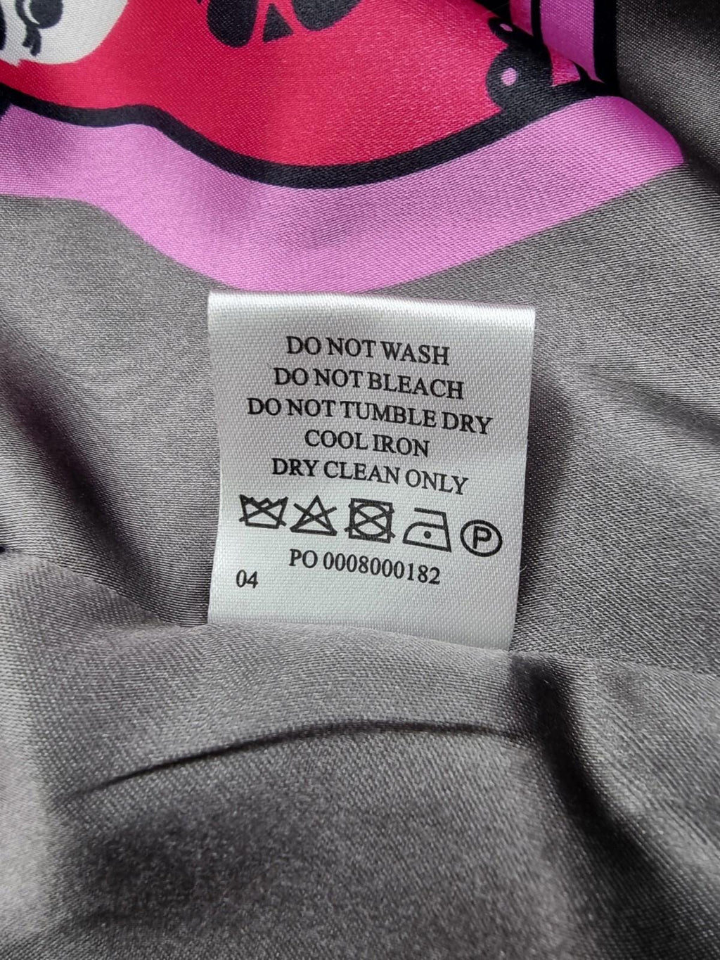 Ringspun Pink Polka Dot Grey Coat Women's UK Size M