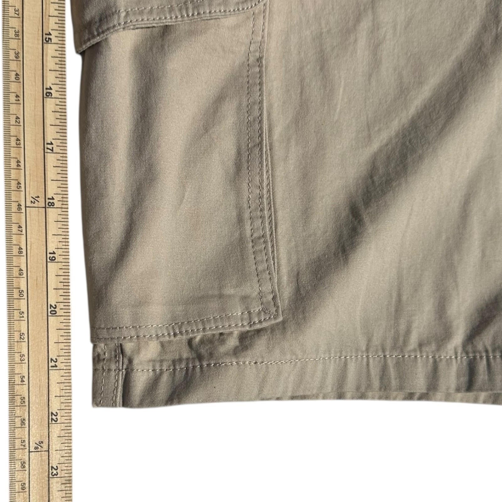 Avenue Shorts Men's UK Size 40" W Beige Cargo 100% Cotton Summer Beach