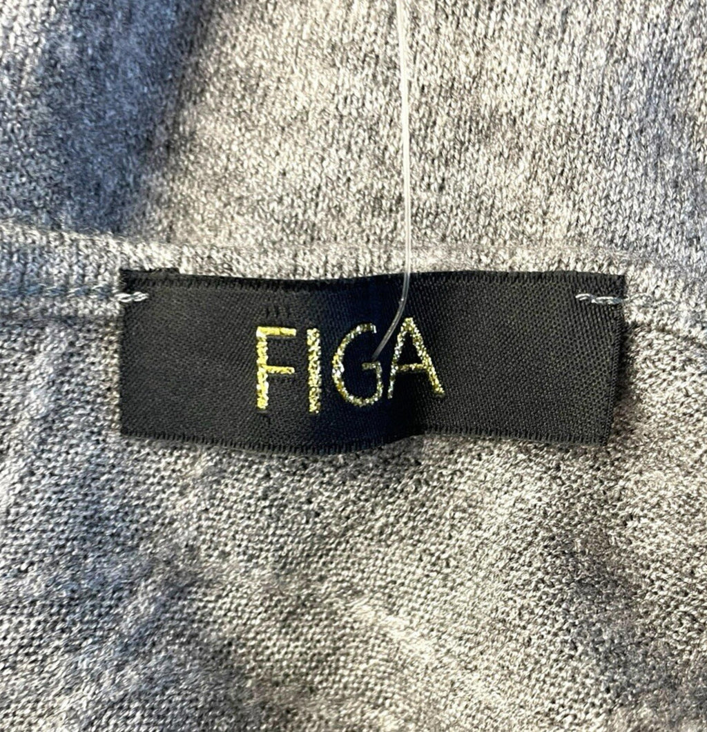 Figa Grey Knit Soft Touch One Shoulder Maxi Dress Women’s UK Size 8
