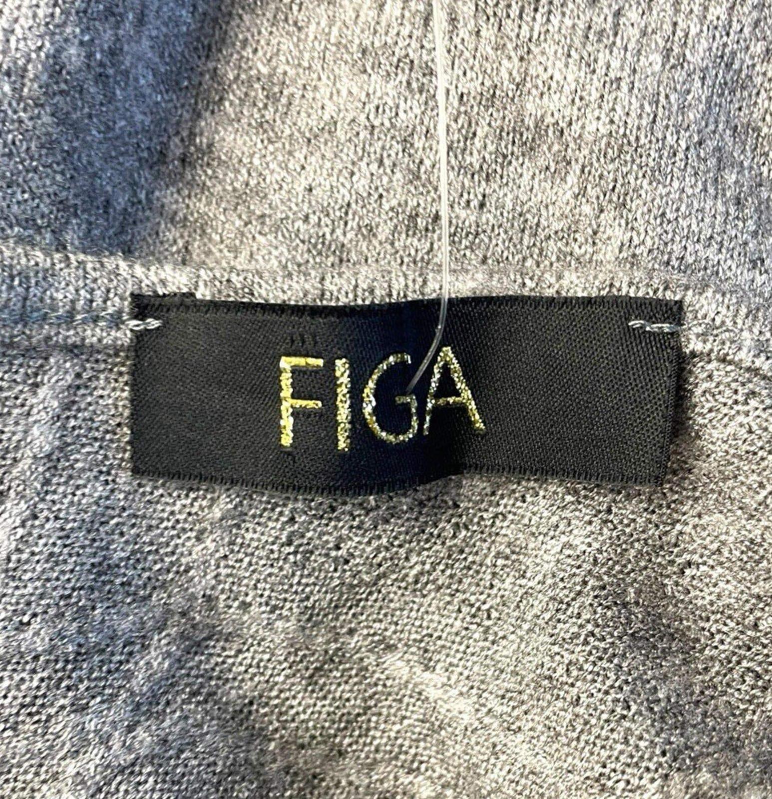Figa Grey Knit Soft Touch One Shoulder Maxi Dress Women’s UK Size 8