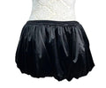 Pretty Little Thing Black Velour Bubble Hem Mini Skirt Women’s UK Size 8