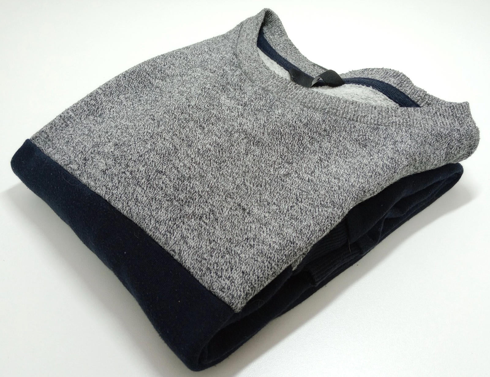 Very Jumper Men's UK Size XL Blue Grey Long Sleeve Crew Neck Easy Care Sweater