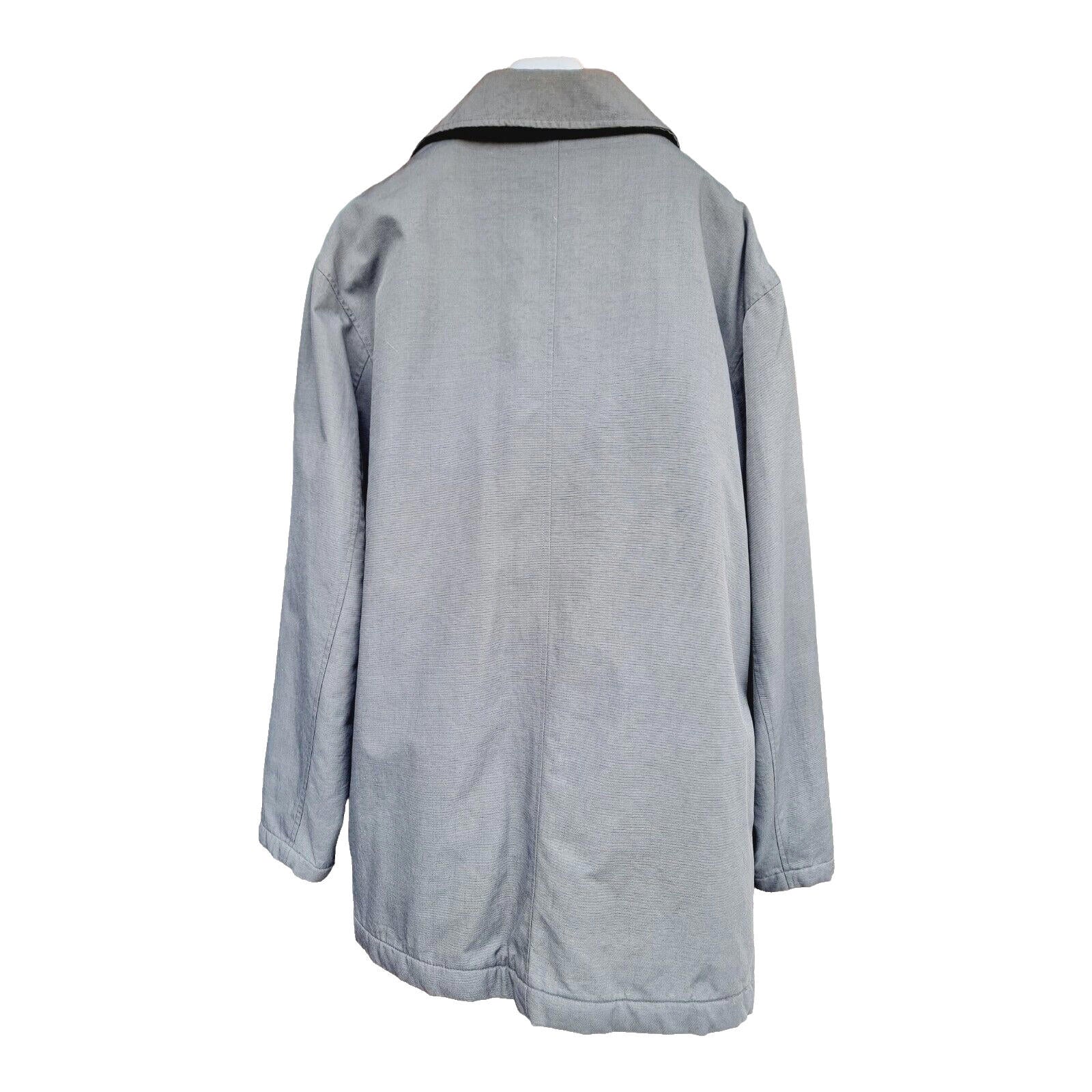 Freeport Coat Men's UK Size Large Grey Jacket Button Front  Collared