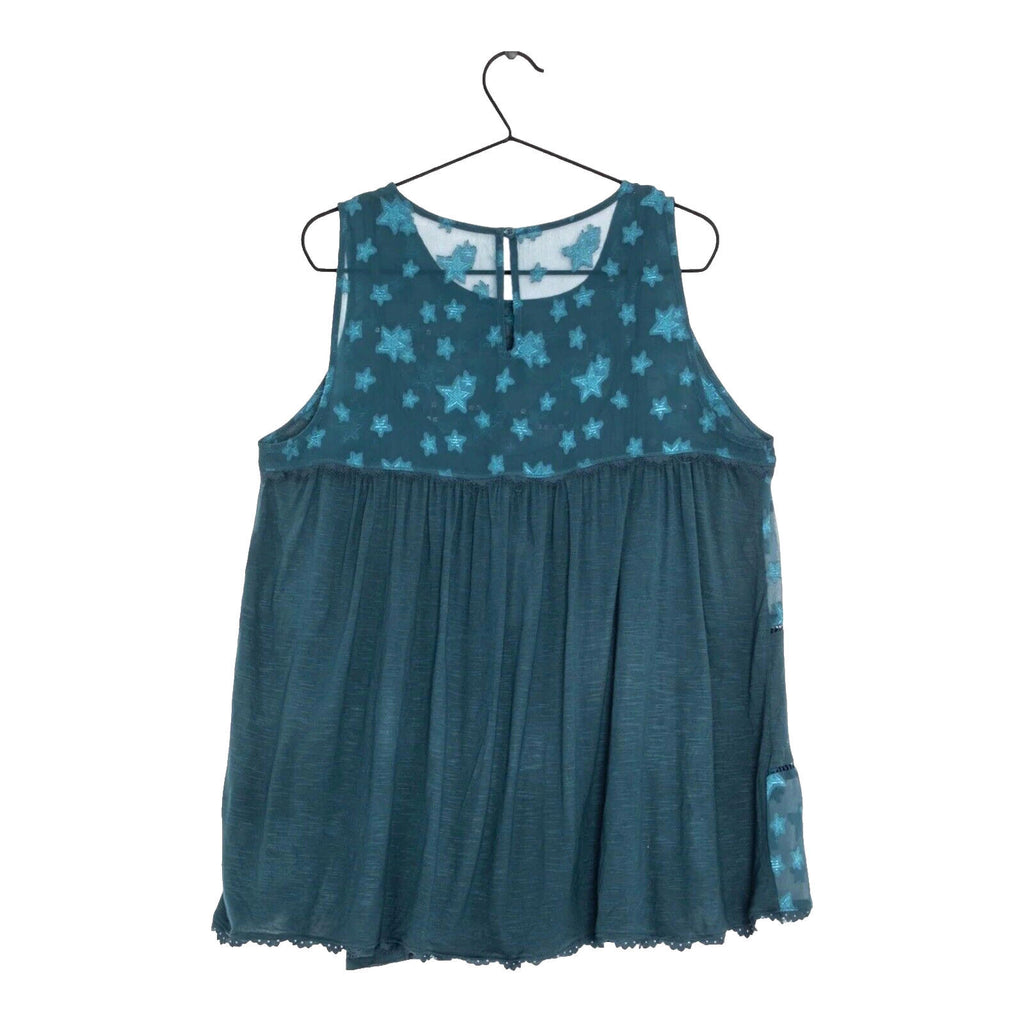 Next Starscene Tunic Top  Women's UK Size 10 Chiffon Layered Embezzled Sparkle