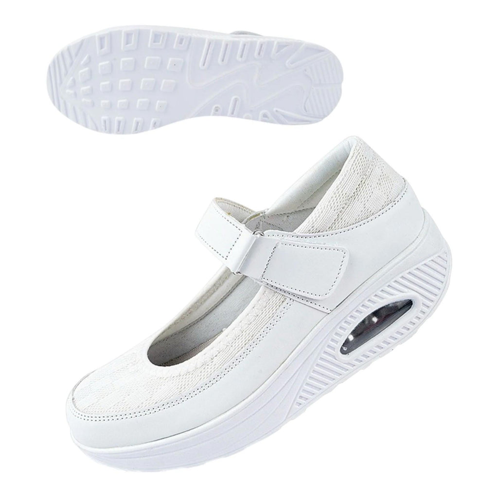 Git Up White Nurse Shoes Adjustable Strap Women’s UK Size 9.5