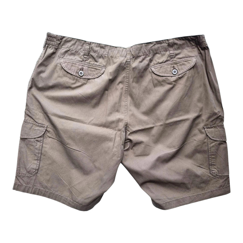 Premier Man Combat Shorts Brown Chino Cargo Pockets Men's UK Size 3XL 46" Waist
