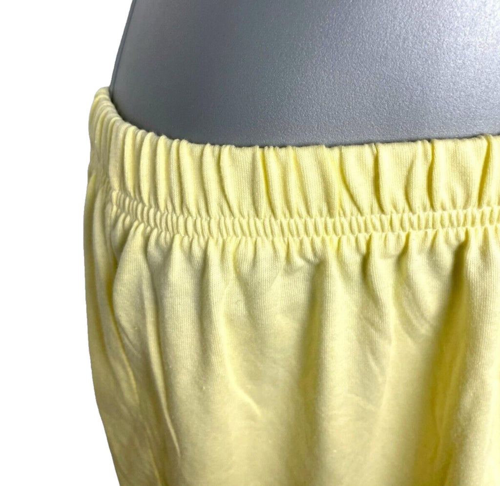 Pretty Little Thing Hot Pant Shorts Women’s UK Size 8 Yellow Cotton Low Rise