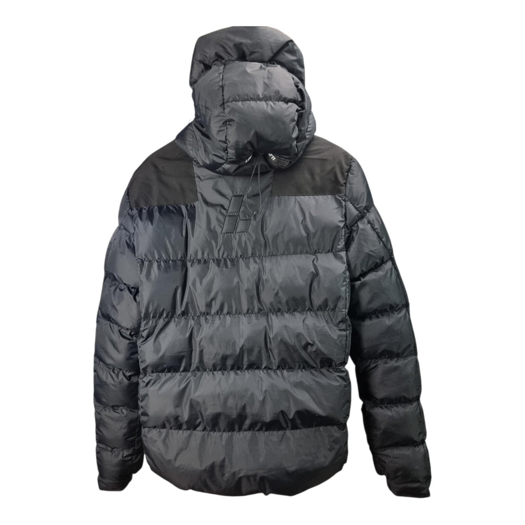 Lorenzo Veratti Puffer Jacket Men's UK Size M Black Windbreaker Down Coat Zip