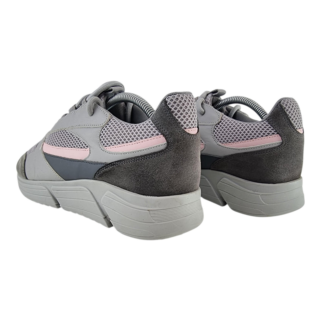 Belier A Sport Runner Trainer Men's UK Size 8 Low Top Grey Pink Sneakers