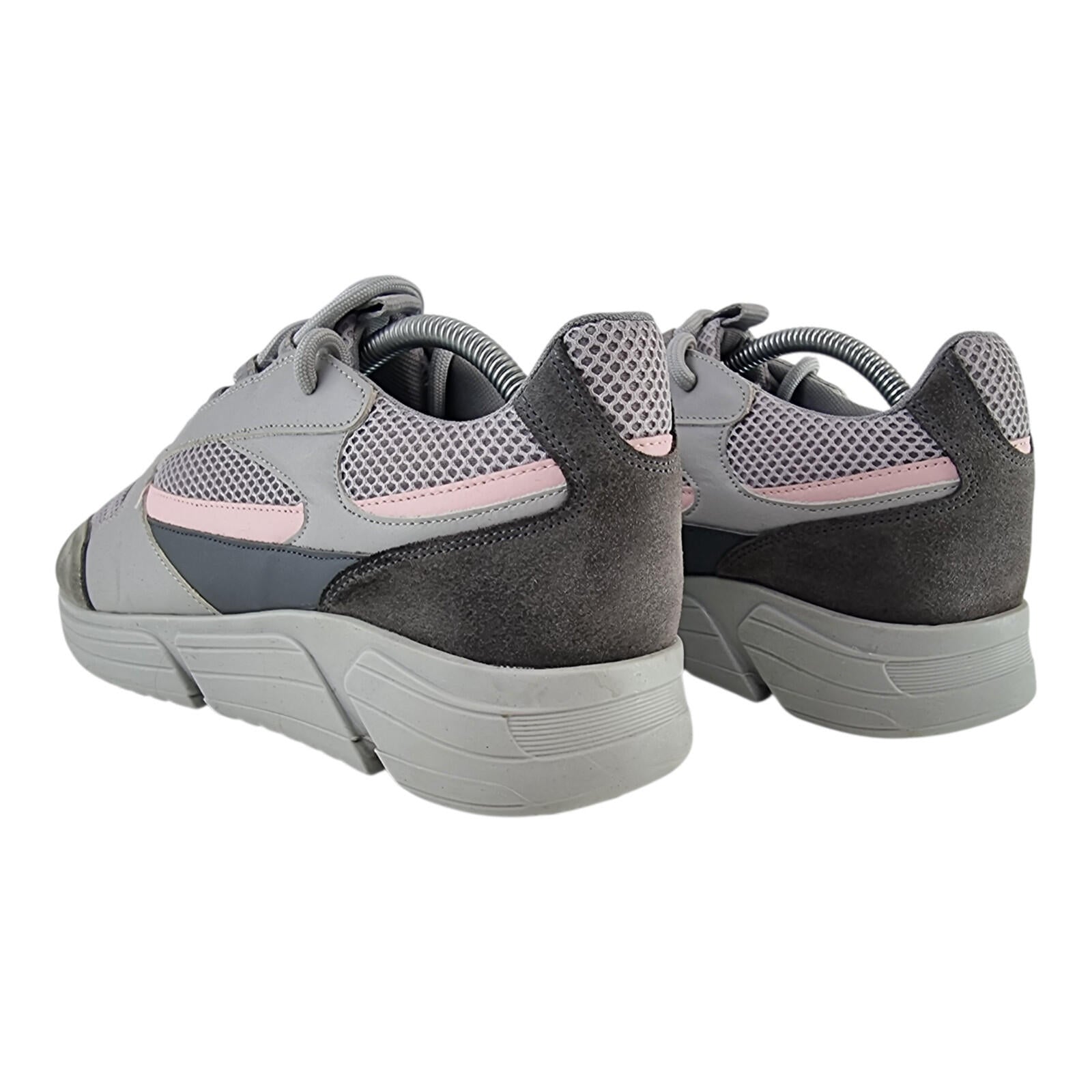 Belier A Sport Runner Trainer Men's UK Size 8 Low Top Grey Pink Sneakers