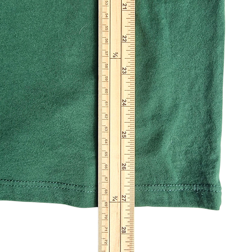 Colorado State University Graphic Print T-Shirt Men's UK Size M Green Crew Neck