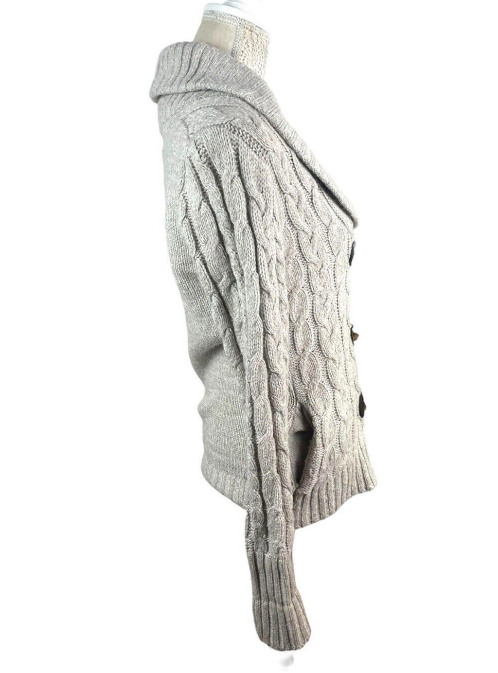 Atmosphere Cream Aaron Knit Cardigan Collared Women’s UK Size 12