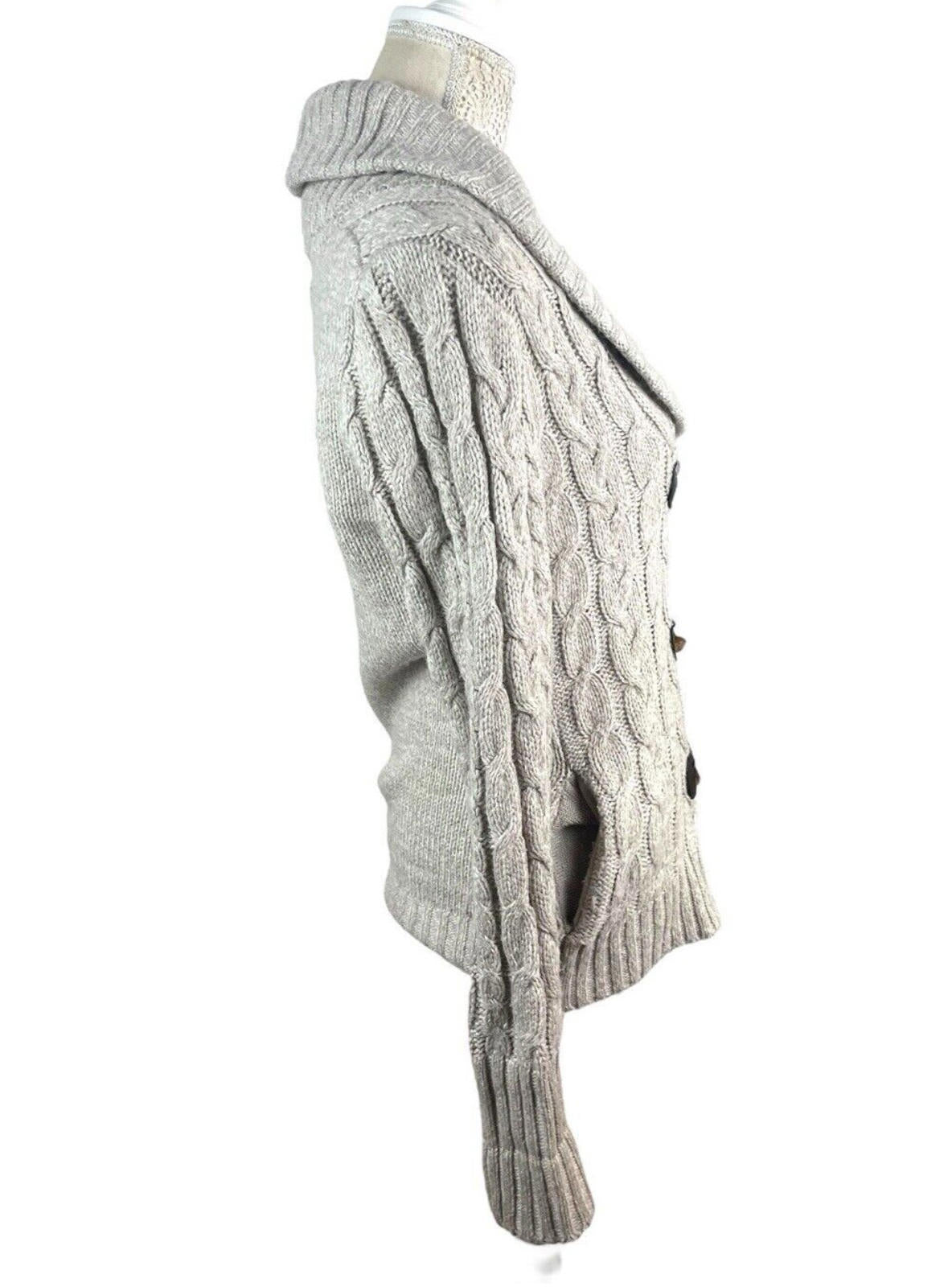 Atmosphere Cream Aaron Knit Cardigan Collared Women’s UK Size 12