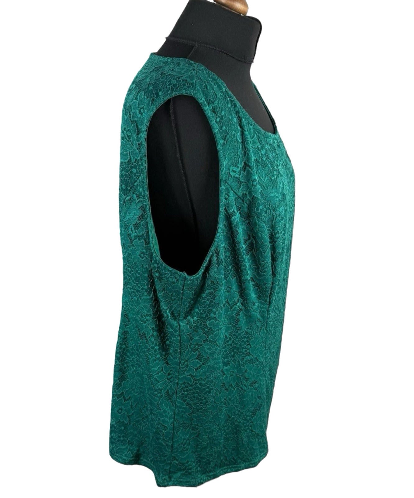 Hanna Nikole Green 2 Piece Blouse Jacket Set Lace Sequin Women’s UK Size 22