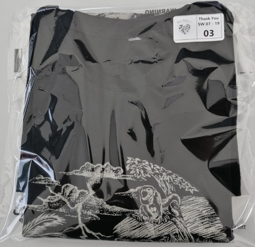 Pura Vida Costa Rica Skull Graphic Print T-Shirt Men's Size L Black Crew Neck
