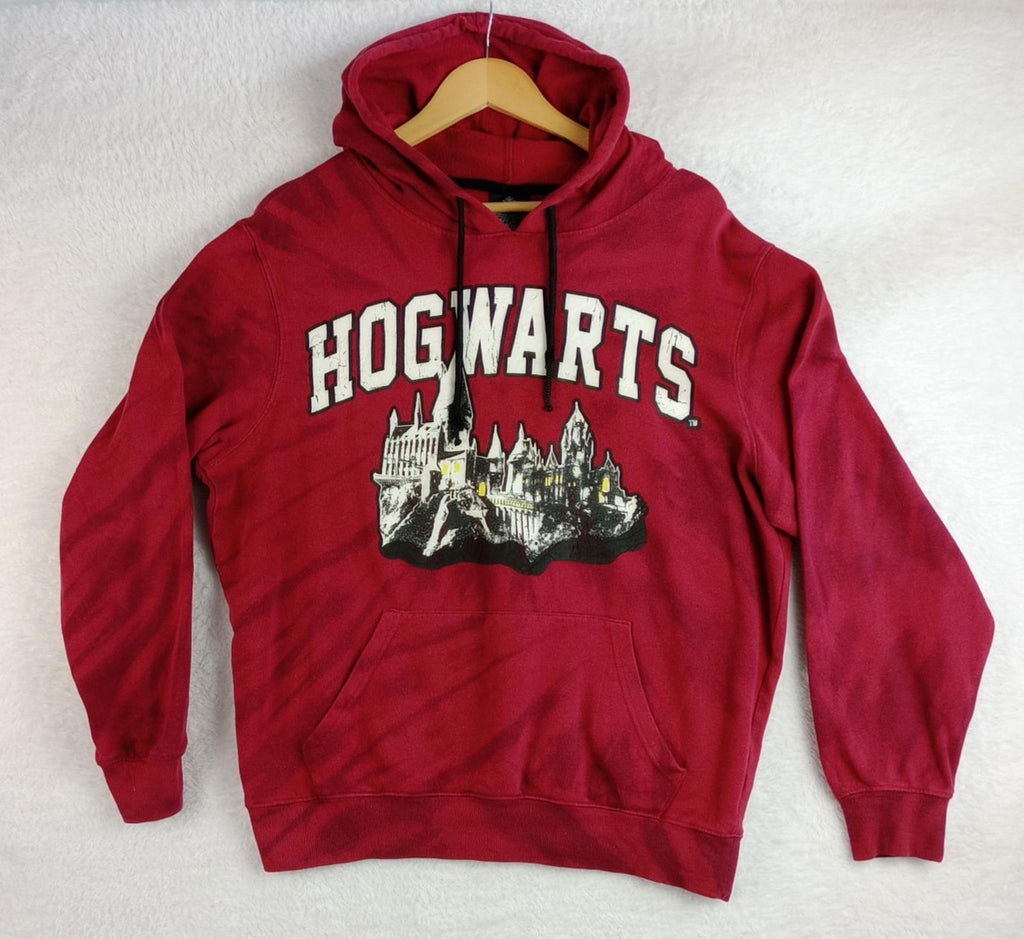 Wizarding World Harry Potter Hoodie Men's UK Size M Red Jersey Hooded Pockets